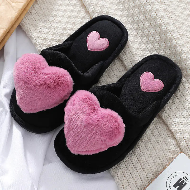 Warm Non-Slip Cotton Slippers for Women