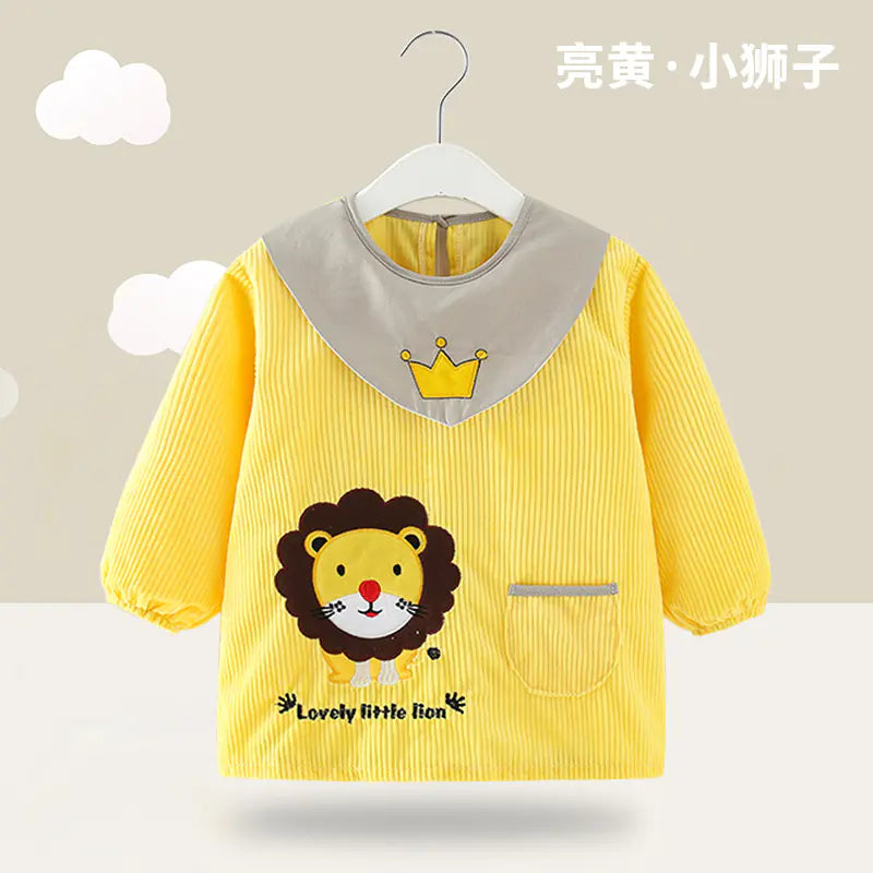 Waterproof Full-Sleeve Bib for Kids and Babies