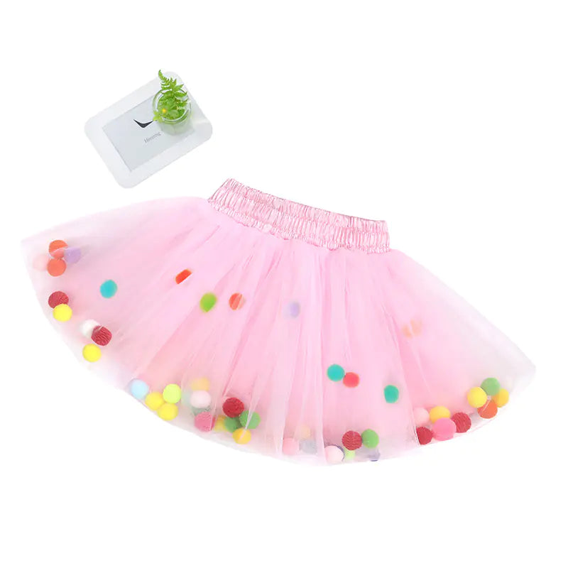 Fluffy Princess Dress with All-Match Net Yarn Skirt