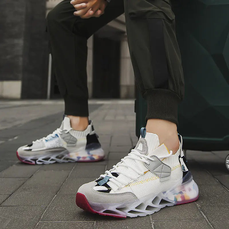 Men's Casual Running Sports Shoes - Versatile Dad Sneakers