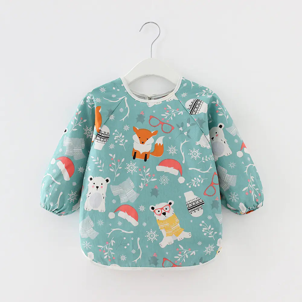 Children's Cotton Bib Apron for Spring/Summer Use