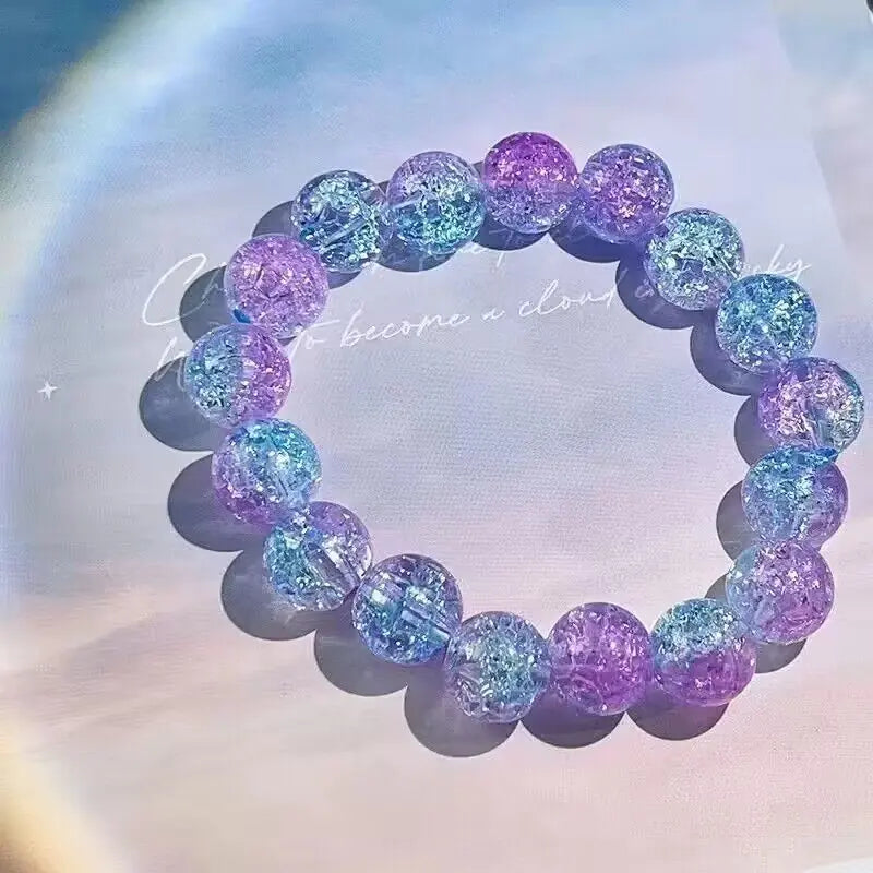 Sakura Glass Bead Bracelet for Women - Unique Design