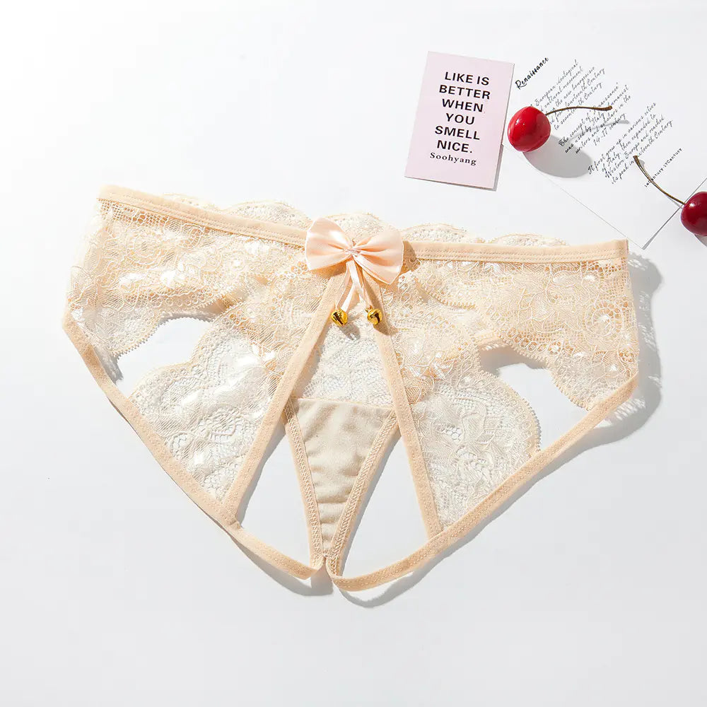 Lace Sexy Panties with Tempting Cutout Design (Plus Size)