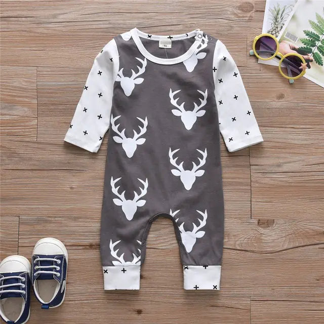 Newborn Baby Boys and Girls Romper Jumpsuit Outfit