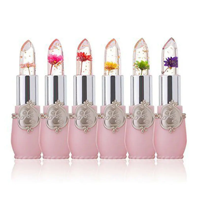 Flower Jelly Waterproof Temperature Changing Lipstick