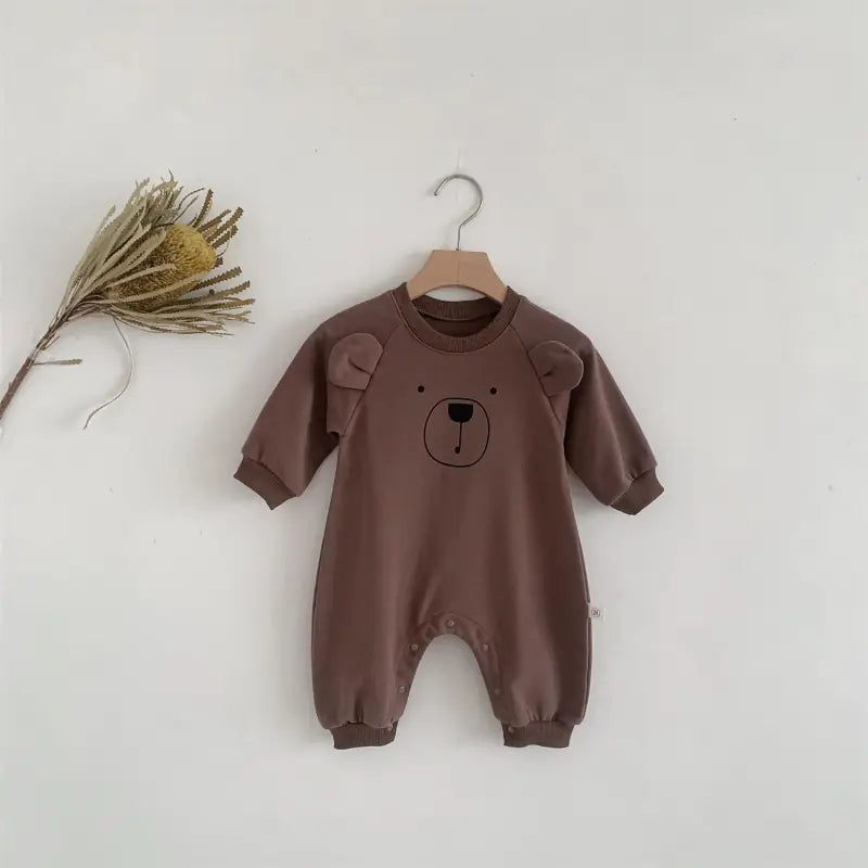 Cartoon Baby Rompers for Girls and Boys, Long Sleeve