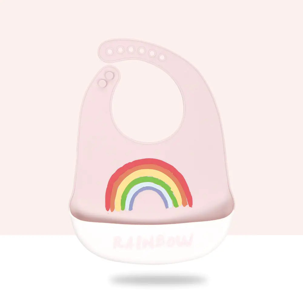Super Soft Waterproof Cartoon Silicone Baby Bib