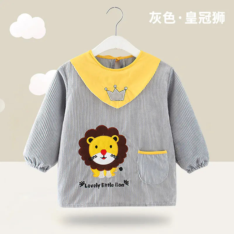 Waterproof Full-Sleeve Bib for Kids and Babies