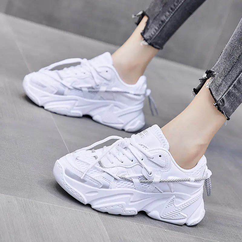 Trendy Breathable Casual Dad Sneakers for Women