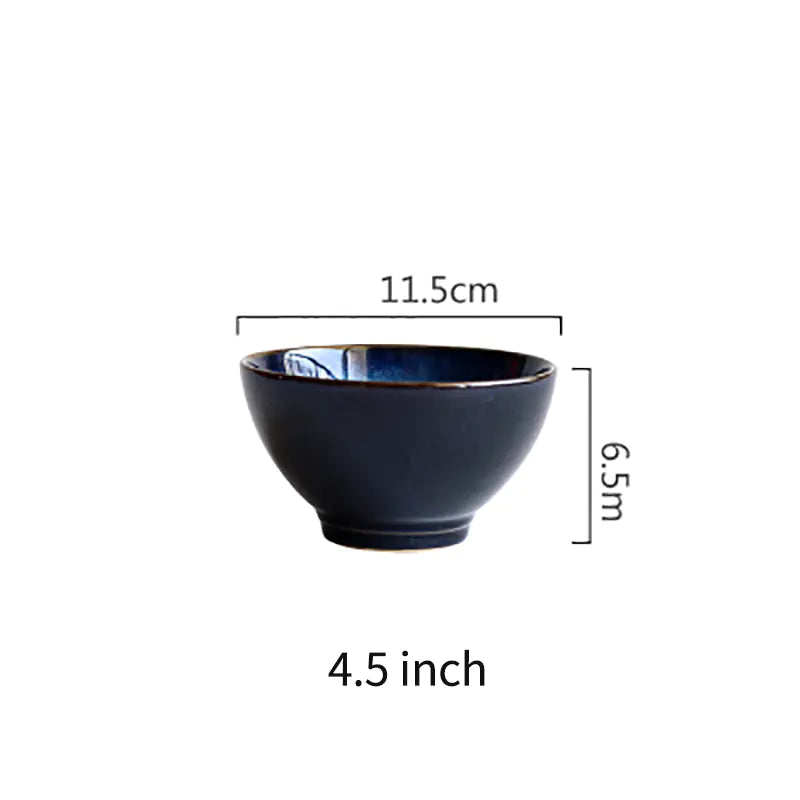 Ceramic Tableware Set for Home and Restaurant (5 Pieces)