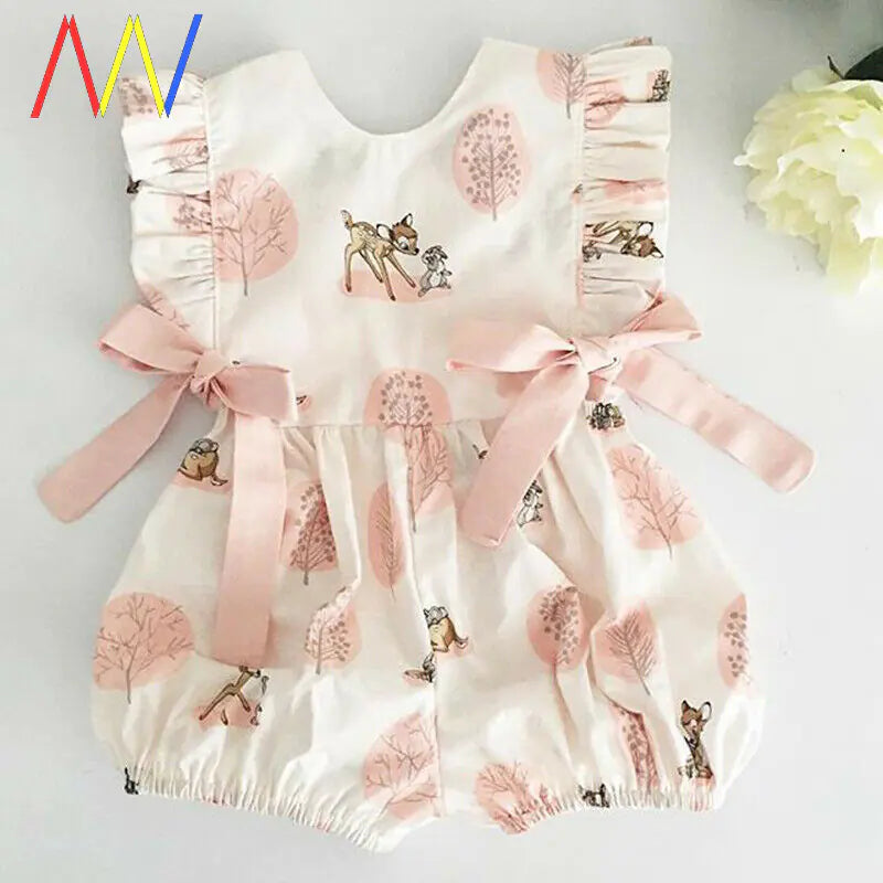 Newborn Baby Girls' Romper Jumpsuit Clothes