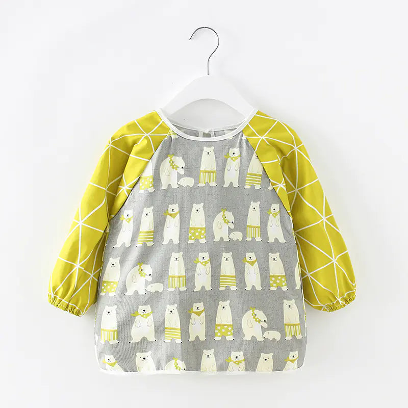 Children's Cotton Bib Apron for Spring/Summer Use