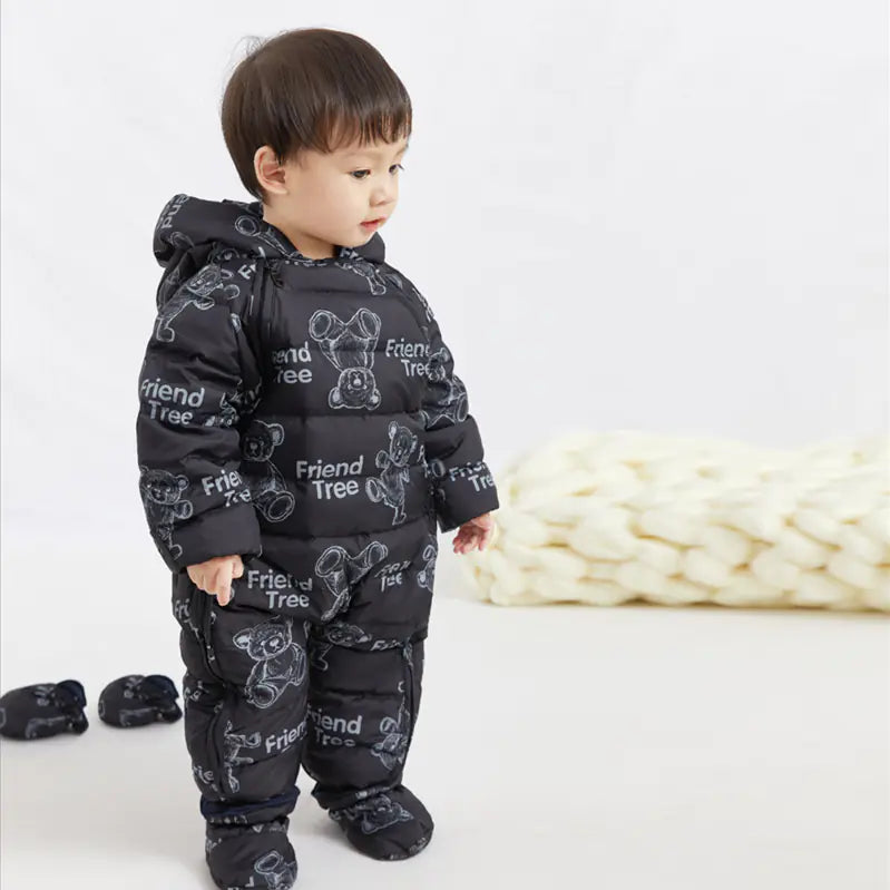 Baby Winter Down Jumpsuit for Boys and Girls