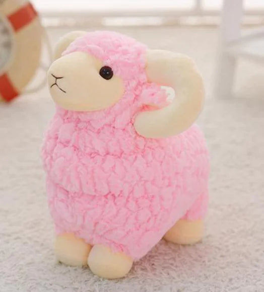 Cute Sheep Plush Stuffed Toy Doll (Single Item)