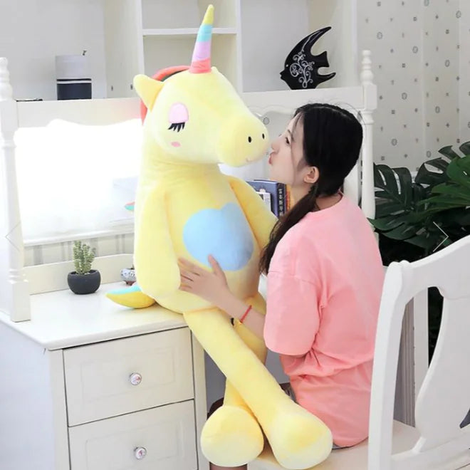 Cute Unicorn Plush Toy Pillow for Girls (Large)