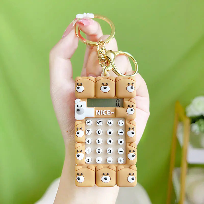 Cute Cartoon Animal Red Panda Maze Keychain Pendant