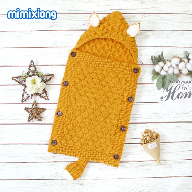 Newborn Baby Swaddle Sleeping Bag for Stroller Use