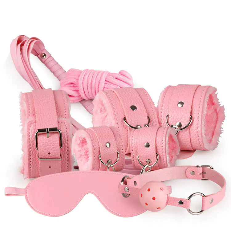 7-Piece Plush Bondage Adult Toy Set