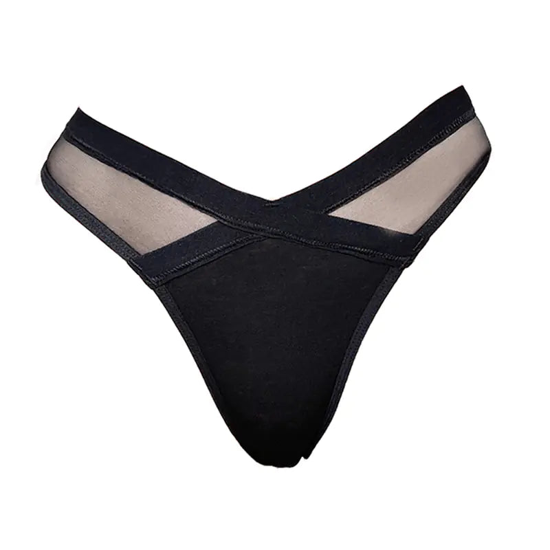 Women's Sexy Low Waist Mesh Thong Underwear