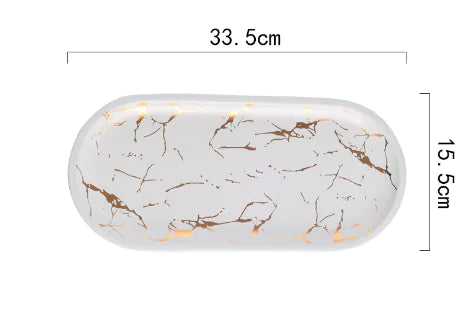 Nordic Style Fish Plate - Creative Ceramic Dish