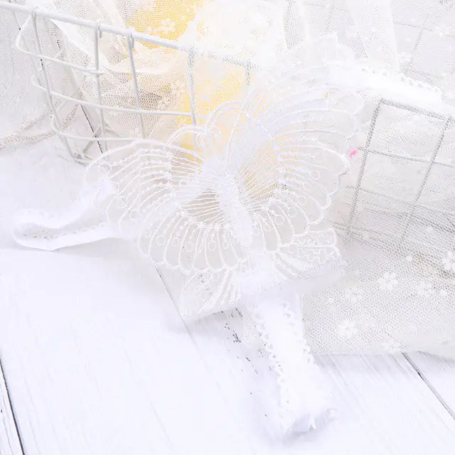 Lace Open-Crotch T-Back Panties for Women