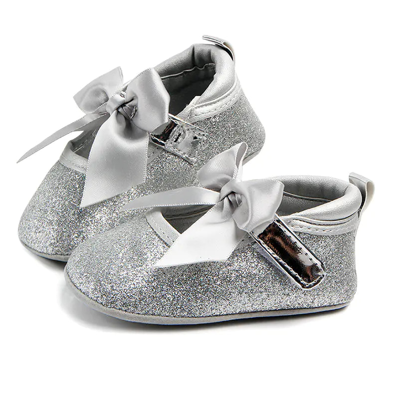 Baby Princess Shoes with Soft Non-Slip Sole (0-1 Year)