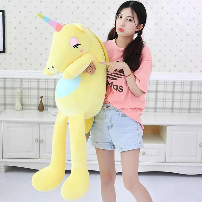 Cute Unicorn Plush Toy Pillow for Girls (Large)