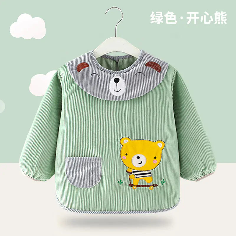 Waterproof Full-Sleeve Bib for Kids and Babies