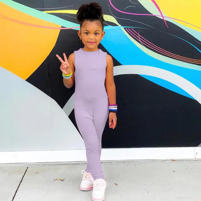 Fashionable Sleeveless Jumpsuit for Baby Boys and Girls