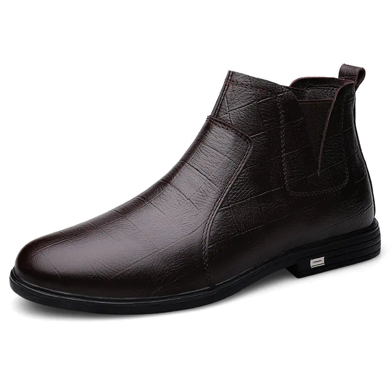 Leisure Leather Boots for Everyday Wear
