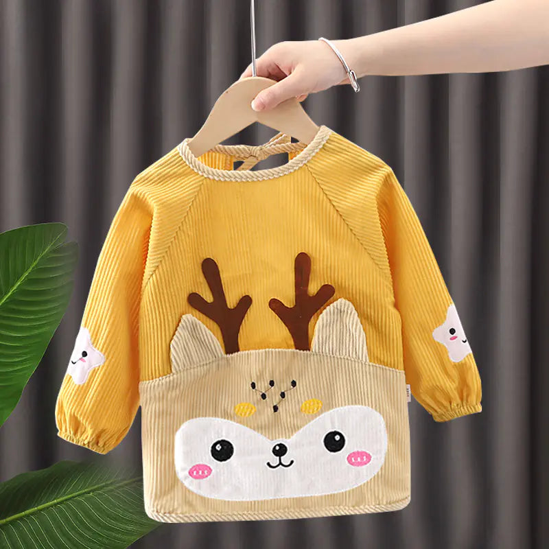 Waterproof Full-Sleeve Bib for Kids and Babies