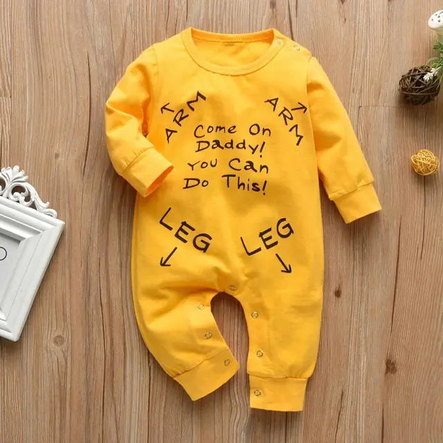 Newborn Baby Boys and Girls Romper Jumpsuit Outfit