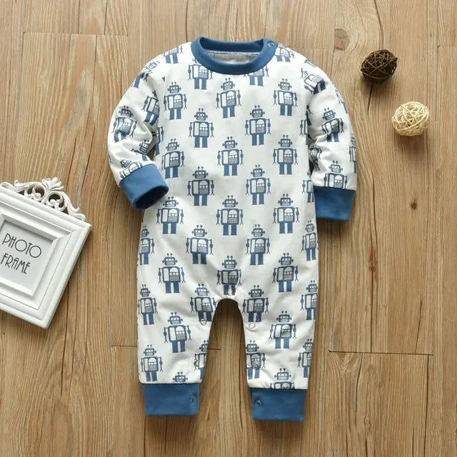 Newborn Baby Boys and Girls Romper Jumpsuit Outfit