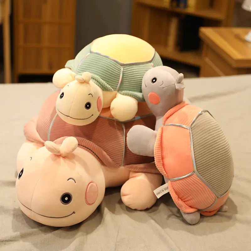 Cute Plush Turtle Toy - Soft Doll Pillow for Kids