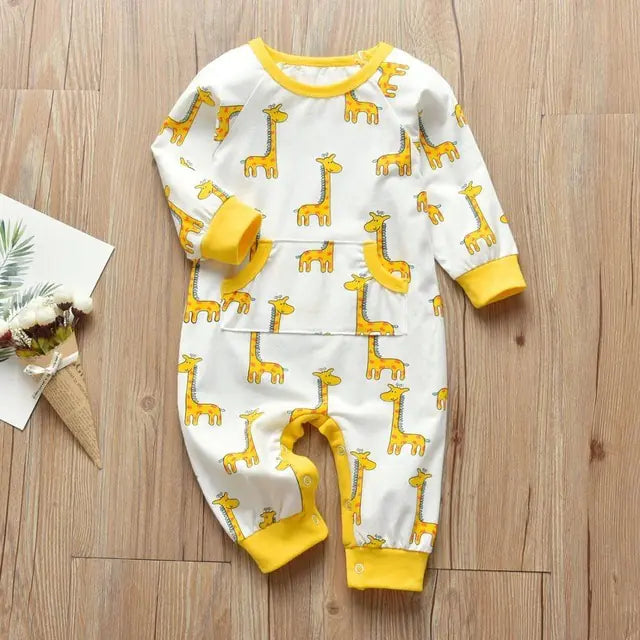 Newborn Baby Boys and Girls Romper Jumpsuit Outfit