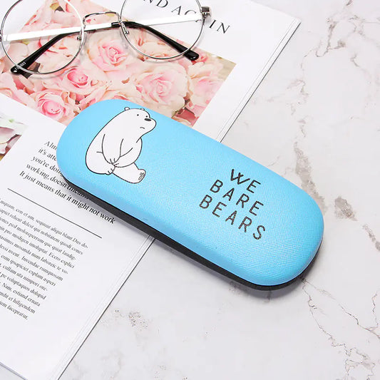 Cute Cartoon Panda Glasses Case - Portable Storage Box