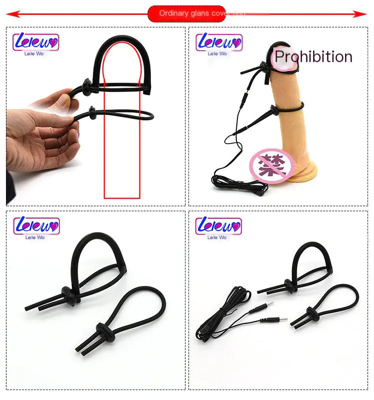 Electric Stimulation Masturbator and BDSM Accessory