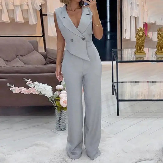 2023 Women's Elegant Loose Jumpsuit Summer Collection