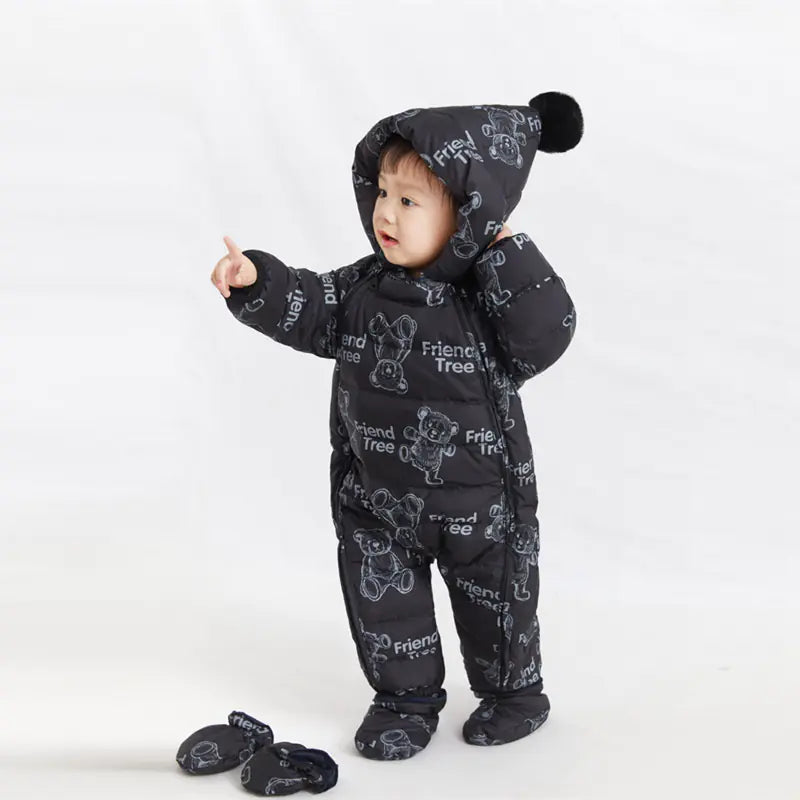 Baby Winter Down Jumpsuit for Boys and Girls