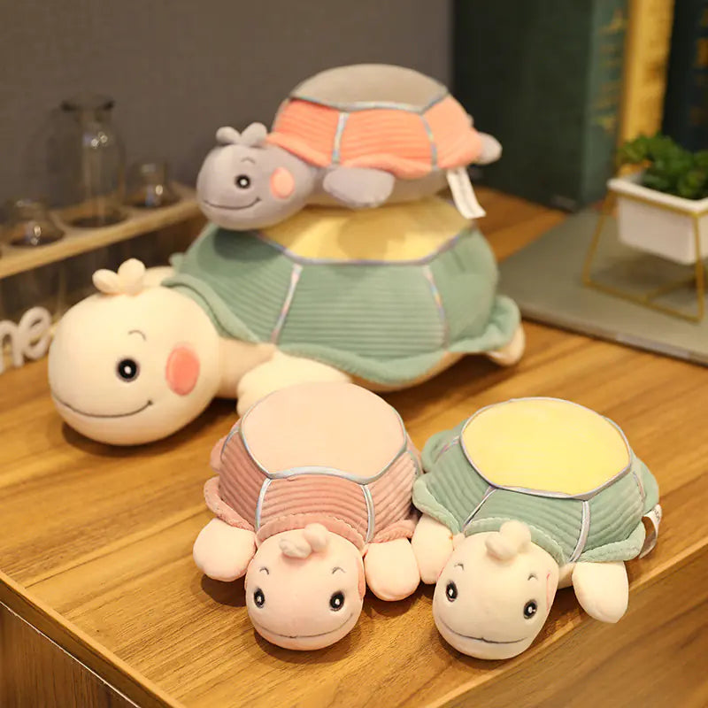 Cute Plush Turtle Toy - Soft Doll Pillow for Kids