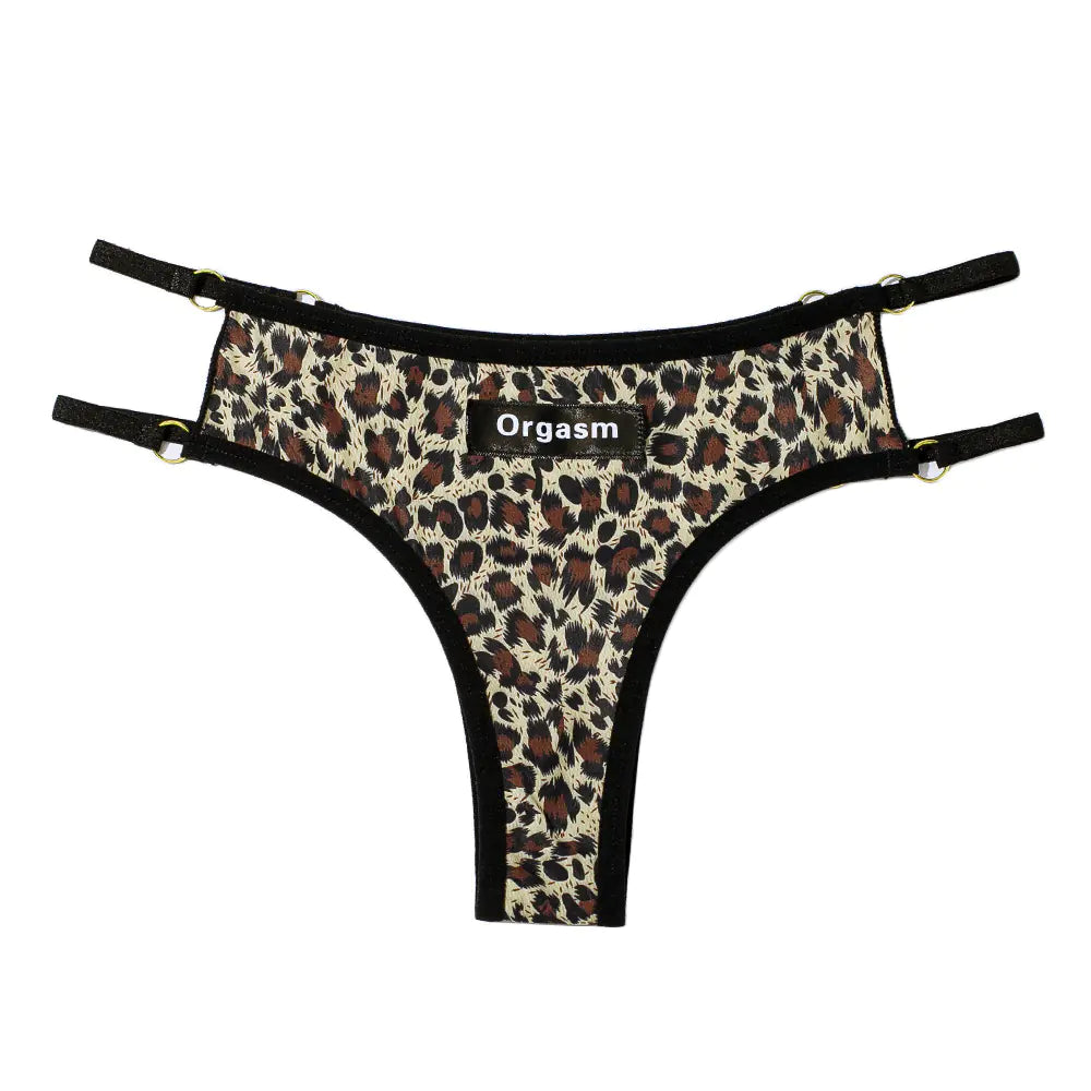 Seamless Women's T-Back Sports Thong with Cutouts