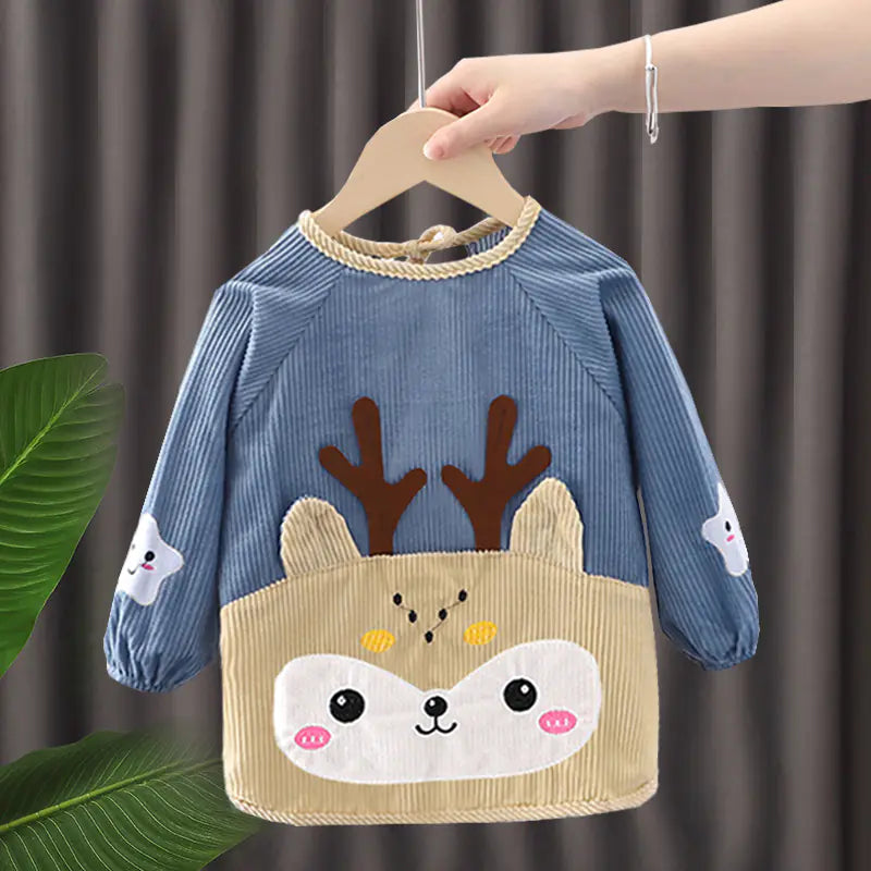 Waterproof Full-Sleeve Bib for Kids and Babies