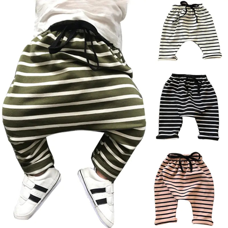 Striped Harem Pants for Infants and Toddlers