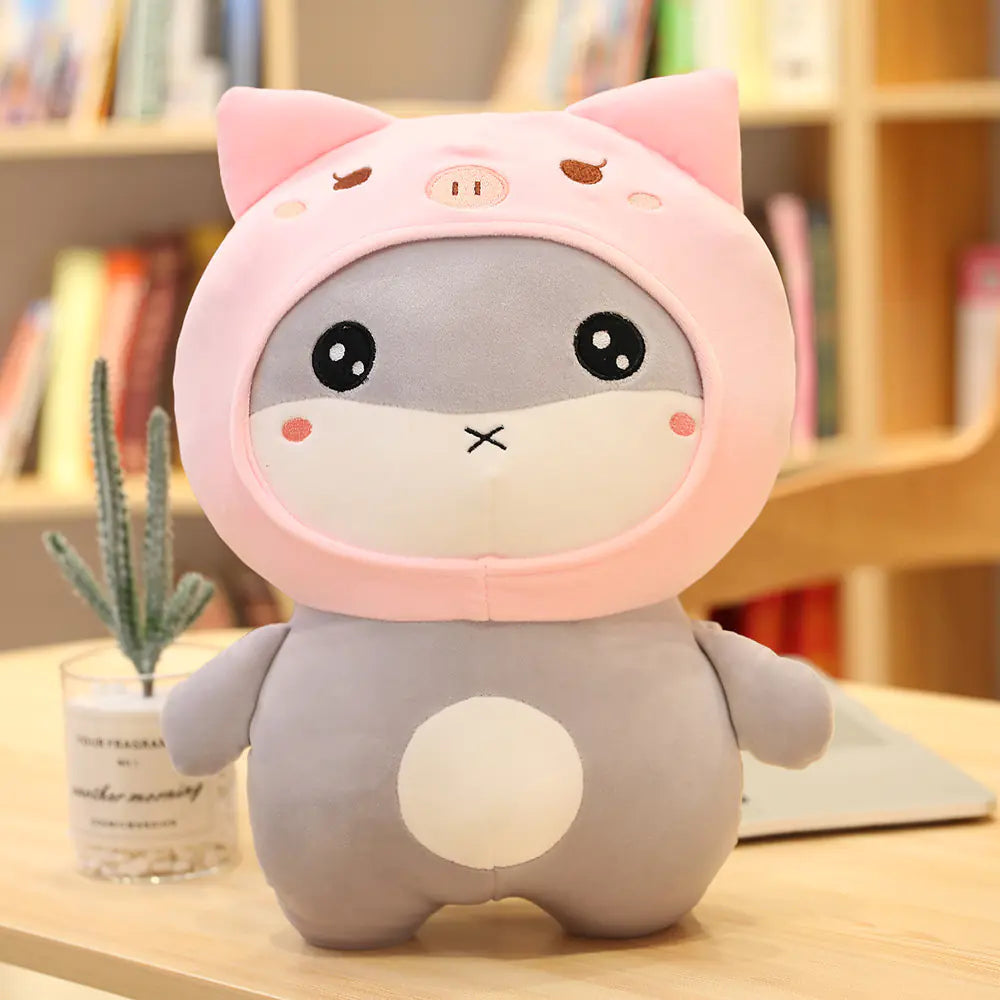 Cute Plush Hamster Toy with Transforming Features
