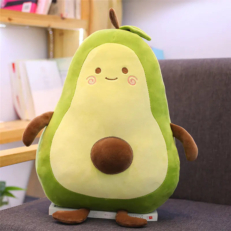 Avocado Plush Pillow, Trendy Doll Toy, Soft Stuffed Animal