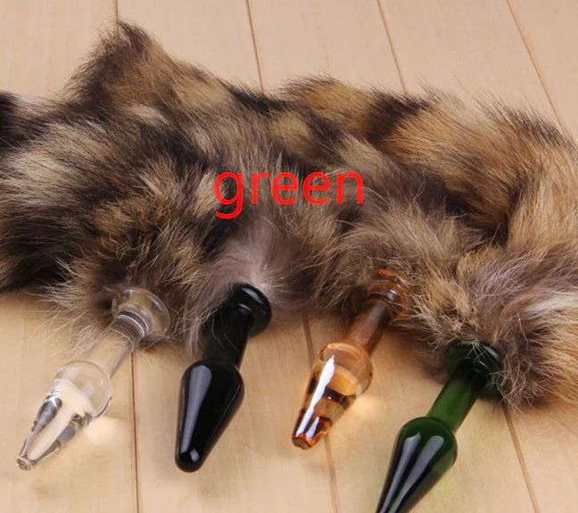 Fox Tail Glass Anal Plug - Sensual Pleasure Toy