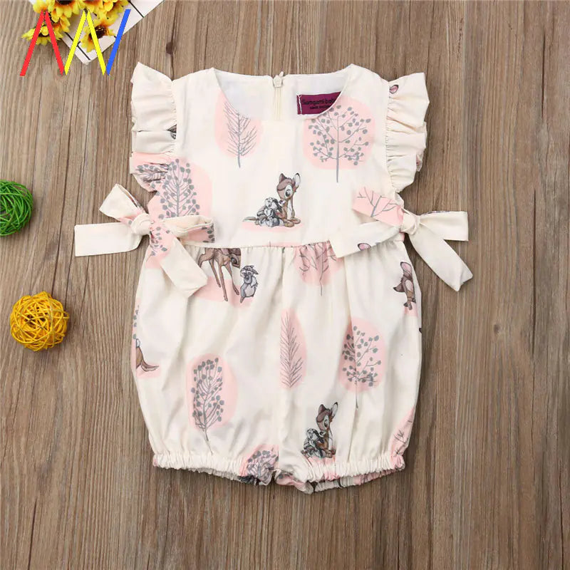 Newborn Baby Girls' Romper Jumpsuit Clothes