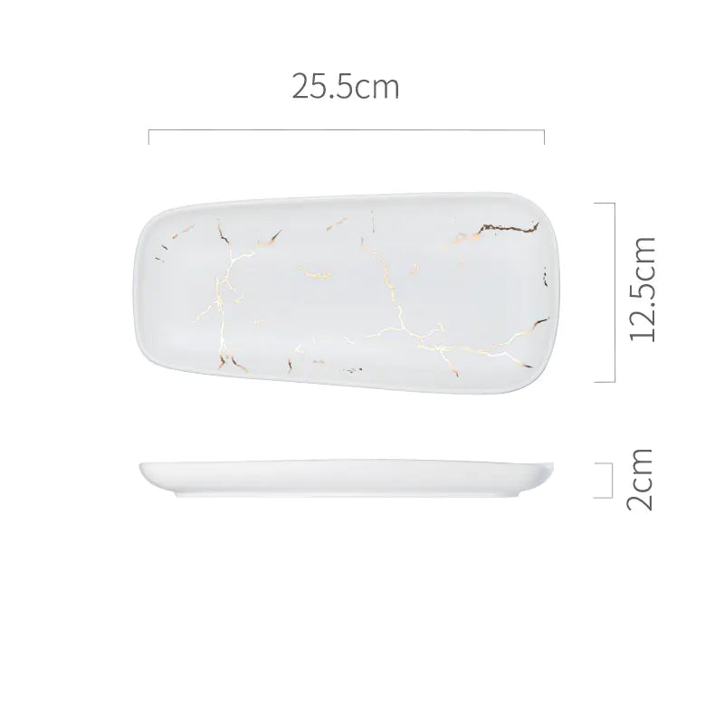 Nordic Style Fish Plate - Creative Ceramic Dish