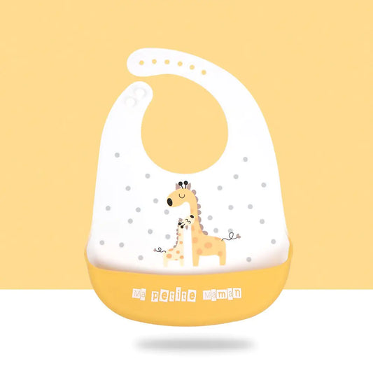 Super Soft Waterproof Cartoon Silicone Baby Bib