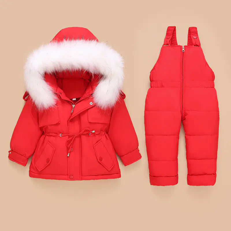 Children's Down Jacket Set for Boys and Girls